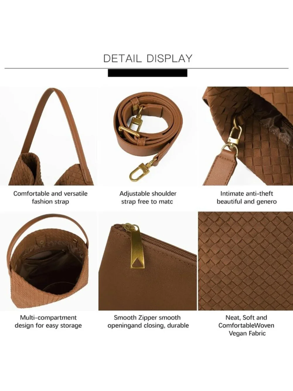 Chic Vegan Leather Hobo Tote Bag, Stylish Suede Purse with Top Handle for Women